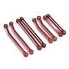 RC Parts For JJRC C8801 C8808 C8809 AX 8560 1/18 Metal 8 Pull Rods RC Car Upgrades Repairs Replacements Modifications Accessories(Red) view 1