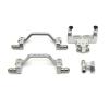 RC Parts For WPL C64-1 1/16 Metal Link Pull Rod Bracket Servo Mount Base RC Car Upgrade Repairs Replacements Modifications Accessories(Silver) view 1