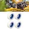 RC Tire Foam Inserts Double Layer High Grip Sponge Replacement for 1/10 1/8 RC Crawler Cars 2.2 Inch Wheel Tires 4Pcs Bright Color Durable Foam Material (Blue) view 3