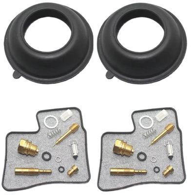 2set Carburetor Repair Rebuild Compatible with XL650V TRANSALP 1988-2006 XL 650 V Compatible With Air Screw Plunger And Vacuum Diaphragm Parts .(2)