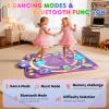 Dance Mat Toys for 3-12 Year Old Girls & Boys, Dance Mats with Light Up 8-Buttons & Wireless Bluetooth, Music Dance Toy with 5 Modes Game, Birthday Xmas Gifts for 3 4 5 6 7 8 9 10+ Year Old Girls Boys view 3