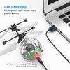 2 Pcs Flying Toy Ball Infrared Induction RC Flying Toy Built-in LED Light Disco Helicopter Shining Colorful Flying Drone Indoor and Outdoor Games Toys for 6 7 8 9 10 Year Old Boys and Girls view 3