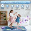 ANNKIE Dance Mat Toys for 3-12 Year Old Girls, Kids Dance Mat with Light Up 8-Buttons & Wireless Bluetooth, Dance Toy with 5 Modes Game, Birthday Xmas Gifts for 3 4 5 6 7 8 9 10+ Year Old Girls Boys view 2