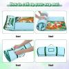 Toddler Nap Mat Kids Sleeping Bag 59"24", Soft Slumber Bag with Removable Pillow and Blanket for Kids Girls Boys,Roll Up Sleeping Mat Thick for Camping,Daycare, Kindergarden,Jungle Animals view 4