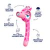 Handy Famm Real Metal Pink Giraffe Hammer for Kids, Patented Safety Mouth Sleeve and Nail Remover, STEM DIY Tool for Children Ages 5 and Up view 2