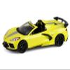 2022 C8.R Convertible Yellow with Silver Stripes B arrett-Jackson Series 15 1/64 Diecast Model Car by Greenlight view 1