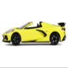 2022 C8.R Convertible Yellow with Silver Stripes B arrett-Jackson Series 15 1/64 Diecast Model Car by Greenlight view 2