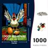 Chicken Gifts 1000 Pieces Jigsaw Puzzle for Adults Kids I Poop Breakfast Whats Your Superpower Intellectual Decompressing Educational Fun Game Puzzle Collectibles Toys for Family Friends Activities view 2