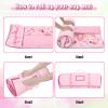 Toddler Nap Mat Kids Sleeping Bag 59"24", Soft Slumber Bag with Removable Pillow and Blanket for Kids Girls Boys,Roll Up Sleeping Mat Thick for Camping,Daycare, Kindergarden,Princess view 4