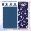 Toddler Nap Mat Kids Sleeping Bag 59"24", Soft Slumber Bag with Removable Pillow and Blanket for Kids Girls Boys,Roll Up Sleeping Mat Thick for Camping,Daycare, Kindergarden,Astronaut view 2