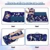 Toddler Nap Mat Kids Sleeping Bag 59"24", Soft Slumber Bag with Removable Pillow and Blanket for Kids Girls Boys,Roll Up Sleeping Mat Thick for Camping,Daycare, Kindergarden,Astronaut view 4