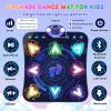 Dance Mat Toys for 3-12 Year Old Girls & Boys, Dance Mats with Light Up 8-Buttons & Wireless Bluetooth, Music Dance Toy with 5 Modes Game, Birthday Xmas Gifts for 3 4 5 6 7 8 9 10+ Year Old Girls Boys view 2