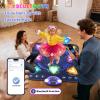 Dance Mat Toys for 3-12 Year Old Girls & Boys, Dance Mats with Light Up 8-Buttons & Wireless Bluetooth, Music Dance Toy with 5 Modes Game, Birthday Xmas Gifts for 3 4 5 6 7 8 9 10+ Year Old Girls Boys view 4