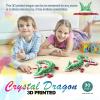 Dak Haan 30" Large 3D Printed Dragon, Big 3D Dragon,Giant 3-d Printed Dragons Toy, Huge 3D Dragons for Home Office Executive Desk Decor,Surprised Gift for Girls Boys Kids Age 3-5 4-7 8-12 view 4