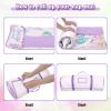 Toddler Nap Mat Kids Sleeping Bag 59"24", Soft Slumber Bag with Removable Pillow and Blanket for Kids Girls Boys,Roll Up Sleeping Mat Thick for Camping,Daycare, Kindergarden,Mermaid view 4