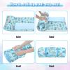 Toddler Nap Mat Kids Sleeping Bag 59"24", Soft Slumber Bag with Removable Pillow and Blanket for Kids Girls Boys,Roll Up Sleeping Mat Thick for Camping,Daycare, Kindergarden,Construction Vehicles view 4
