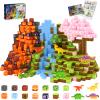 158PCS Magnetic Blocks- 1Inch Magnetic Cubes 3D Dinosaur World for Kids STEM Construction Toys - Learning Educational Magnetic Building Blocks for Boys & Girls Ages 3 -12 Christmas Birthdays Gifts view 1