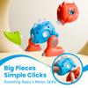 iPlay, iLearn Toddler Assembly Dinosaur Toy, Easy Take Apart Dinosaur Building Set W/Light & Roars Sound, STEM Learning Educational Toy, Birthday Gift for 18 Month 1 2 3 4 5 Year Olds Kids Boys Girls view 2