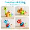 iPlay, iLearn Toddler Assembly Dinosaur Toy, Easy Take Apart Dinosaur Building Set W/Light & Roars Sound, STEM Learning Educational Toy, Birthday Gift for 18 Month 1 2 3 4 5 Year Olds Kids Boys Girls view 3