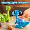 iPlay, iLearn Toddler Assembly Dinosaur Toy, Easy Take Apart Dinosaur Building Set W/Light & Roars Sound, STEM Learning Educational Toy, Birthday Gift for 18 Month 1 2 3 4 5 Year Olds Kids Boys Girls view 4