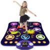 Dance Mat Toys for 3-12 Year Old Girls, Kids Dance Mats with Light Up 8-Buttons & Wireless Bluetooth, Music Dance Toy with 5 Modes Game, Birthday Xmas Gifts for 3 4 5 6 7 8 9 10+ Year Old Girls Boys view 1