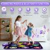 Dance Mat Toys for 3-12 Year Old Girls, Kids Dance Mats with Light Up 8-Buttons & Wireless Bluetooth, Music Dance Toy with 5 Modes Game, Birthday Xmas Gifts for 3 4 5 6 7 8 9 10+ Year Old Girls Boys view 2