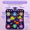 Dance Mat Toys for 3-12 Year Old Girls, Kids Dance Mats with Light Up 8-Buttons & Wireless Bluetooth, Music Dance Toy with 5 Modes Game, Birthday Xmas Gifts for 3 4 5 6 7 8 9 10+ Year Old Girls Boys view 3
