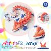 Dak Haan 30" Large 3D Printed Dragon,Flexible Articulated Crystal Dragons Fidget Toy,Cool Big Dragon Toy,Huge 3D Printed Gift for Girls Boys Kids Age 3-5 4-7 8-12 Years Old view 3