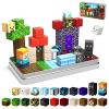 45 PCS 0.8in Mini Magnetic Blocks - Easter Travel Magnet Toys for Kids with Portable Metal Box, Stacking Magnets, Toys and Gifts for Boys and Girls Age 3+ Years Old (Theme: Portal) view 1