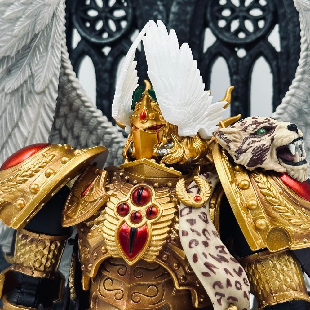 BEERISE WH Parts Helmet 03 Accessories BA - Sanguinius Primarch - PVC Soft Rubber Model Accessories Applicable to JOYTOY Products - Age 15 +
