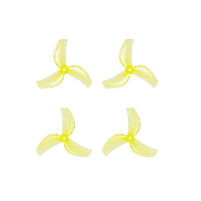 12Pairs(12PCS CW+12PCS CCW) 1611 3-Blades CW CCW PC Propeller Fit for RC Pavo Femto Brushless BWhoop FPV Racing Quadcopter(12Pairs Yellow)