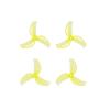 12Pairs(12PCS CW+12PCS CCW) 1611 3-Blades CW CCW PC Propeller Fit for RC Pavo Femto Brushless BWhoop FPV Racing Quadcopter(12Pairs Yellow) view 1