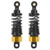 2PCS High Performance Shock Absorber Spring Suspension Tool Durable Metal Shock Absorbers for JLB HSP EM DHK HPI 1/10 RC Car Accessories Black Red Golden Blue Sliver Purple (Golden) view 1