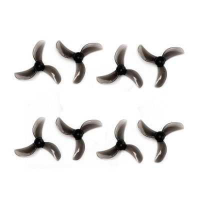 16Pairs(16CW+16CCW) 1208 3-Blade / 1209 4-Blade 31mm PC Propeller 0.8mm 1mm 1.5mm Fit for FPV Freestyle Tinywhoop Drones(1208 1.5mm Black)