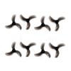 16Pairs(16CW+16CCW) 1208 3-Blade / 1209 4-Blade 31mm PC Propeller 0.8mm 1mm 1.5mm Fit for FPV Freestyle Tinywhoop Drones(1208 1.5mm Black) view 1