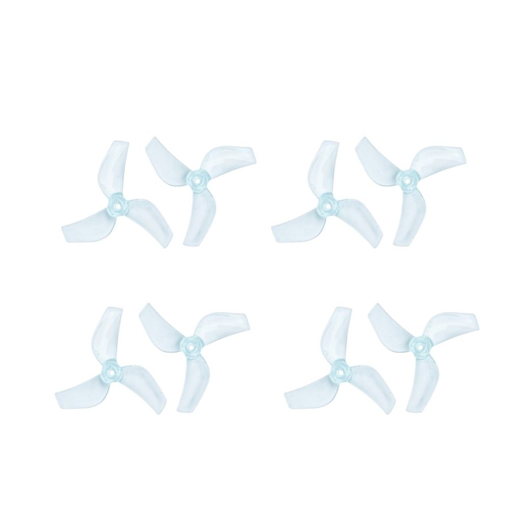 16CW+16CCW 1219S 31mm 3-Blades Lightweight Propeller Fit for FPV Tinywhoop Micro Drone 0703 0702 29000KV Parts(1219S 1MM Blue)