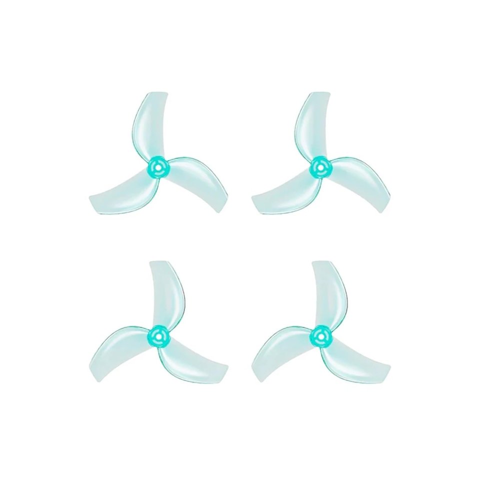 12Pairs 1611 3-Blade CW CCW PC Propellers 1.5mm Shaft Suit Fit for LA 1102 / 0802SE Brushless Motor Pavo Femto Drone(12Pairs Blue Color)