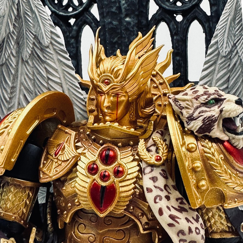 BEERISE WH Parts Helmet 05 Accessories BA - Sanguinius Primarch - PVC Soft Rubber Model Accessories Applicable to JOYTOY Products - Age 15 +