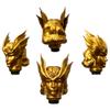 BEERISE WH Parts Helmet 05 Accessories BA - Sanguinius Primarch - PVC Soft Rubber Model Accessories Applicable to JOYTOY Products - Age 15 + view 2