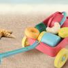 Child Sand Carrier  Kids Outdoor Play Trolley, Beach Storage | Garden Lake Pool Backyard Toys, Travel Holiday Accessories, Large Utility Sand Cart for Summer Picnic Adventure view 4