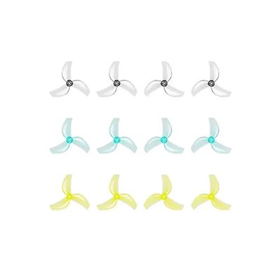 12Pairs 1611 3-Blade CW CCW PC Propellers 1.5mm Shaft Suit Fit for LA 1102 / 0802SE Brushless Motor Pavo Femto Drone(12Pairs Mix Color)