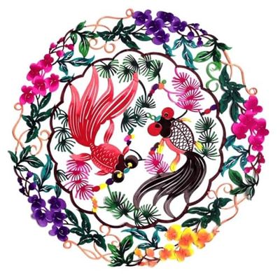 2PCS Chinese Paper Cutting Kit, Fun Paper Art Crafts Kits for Spring Festival Chinese New Year Celebration Activity