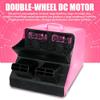 Professional Bubble Machine - 20,000+ BPM, Remote & Manual Dual Control, Adjustable 30-90 Angle, Speed Control - Perfect for Weddings, Birthday Parties, Stage Shows & Photography - Pink view 3