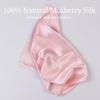 100% Mulberry Silk Toddler Pillowcase 13x18, Both Sides 19 Momme Natural Silk Pillow Cover for Hair and Skin, Soft Smooth Breathable Hypoallergenic Kids Pillow Slip (Pink) view 2