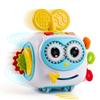 Musical Montessori Toys, Cube Sensory Toys for Toddlers 1-3 with Light-up, Baby Busy Educational Learning Activities Robot Toy for for 1 2 3 Year Old - Blue view 1