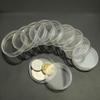 38mm 10 Pcs Clear Round Cases Coin Storage Holder Useful New Coin Storage Books for Collectors view 4