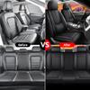 Cresater Car Seat Covers Fit for GMC Canyon 2026,Full Set Leather Seat Cover,Airbag Compatible Car Seat Cushions,Waterproof Seat Covers for Cars(Black) view 2