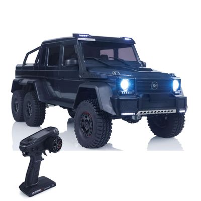 wheelfun US in Stock, Km6 6Wd 1/8 Radio Controlled Off Road Vehicle Rc Electric Model Cars 2Speeed Axel Locks 775 Brushed Motor Hobby Grade Model for Adult(Grey)