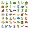 100 PCS Dinosaur Stickers Pack Vinyl Cartoon Dinosaurs Stickers Waterproof Creative Dino Decals Water Bottles Laptop Dino Party Favor Supplies view 3