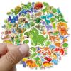 100 PCS Dinosaur Stickers Pack Vinyl Cartoon Dinosaurs Stickers Waterproof Creative Dino Decals Water Bottles Laptop Dino Party Favor Supplies view 4